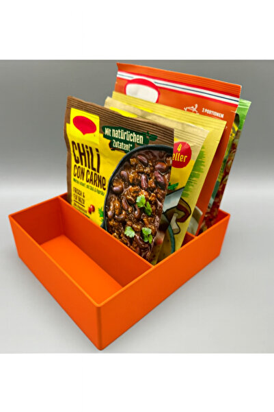 3DAKSESUAR 3-Compartment Organizer for Kitchen Soup Etc.