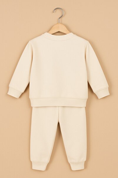 DeKuBaby New Year's Themed Baby-Child 2-Piece Tracksuit Set (Sweatshirt-Elastic Waist Sweatpants)