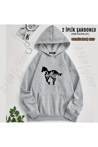 ZOKAWEAR Deftones v25 cu imprimeu cu glugă Swea tricou (2 fire)