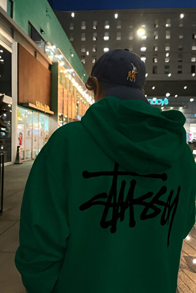 CLASSY.MODA Unisex Oversized 3 Thread Kangaroo Pocket K Hooded Back B Printed Casual Sports Style Comfortable Hoodie