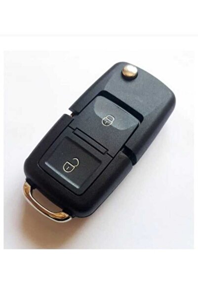 GMA KEYS غطاء مفتاح تحكم عن بعد بزرين لسيارات فولكس فاجن جولف وبولو وجيتا وباسات