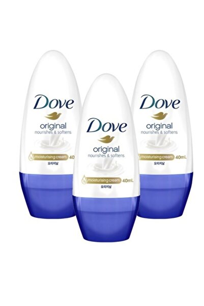 Dove Original Roll-On Antiperspirant Deodorant 40ml x 3ea Set Multipack