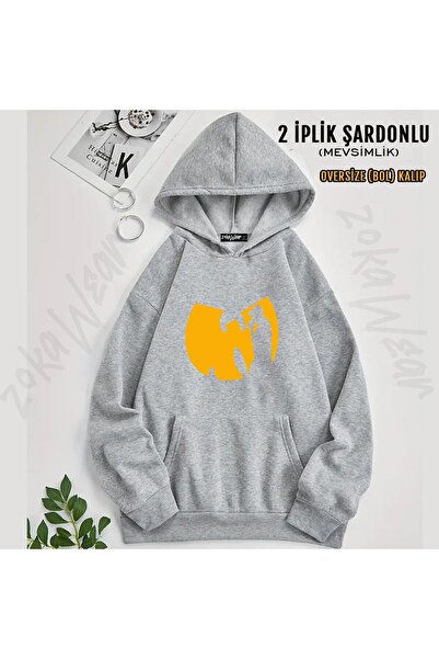 ZOKAWEAR Wu Tang Clan V10 Printed Hooded Sweatshirt (2 Thread)