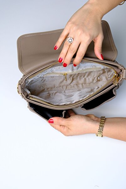 Boleine Twopocket Bag Sunideri/Suede Women's Bag Bl1495