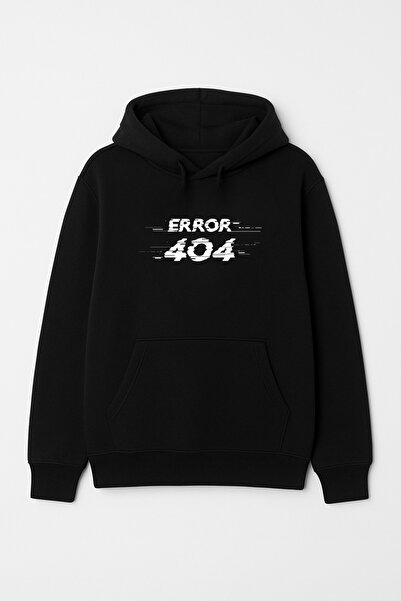 CALKARCOLLECTION Error 404 سويت شيرت (هودي) للجنسين بغطاء رأس