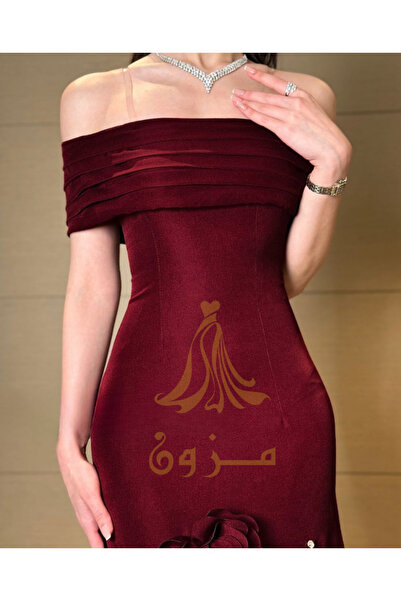 MEZON FASHION Barbie evening dress decorated with 3D roses