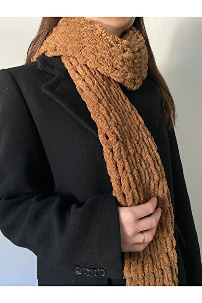 Lavinia Center وشاح منتفخ محبوك يدويًا