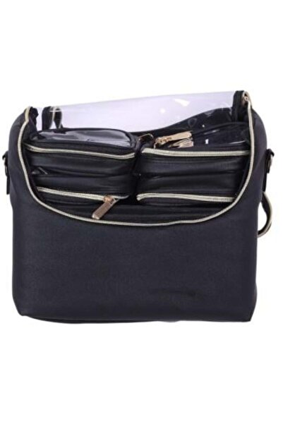 Salon System Transparent Multi-Pocket Cosmetic Bag by