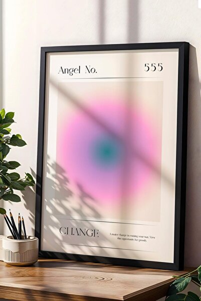 Saturn Angel No 555 Schimbarea numărului de înger în pictură înrămarește Aura...