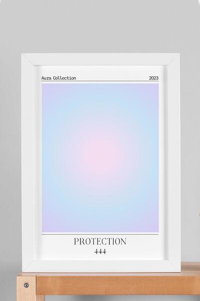 Saturn Angel No 444 Pictură înrămată cu cadru de protecție Numerele îngerilor...