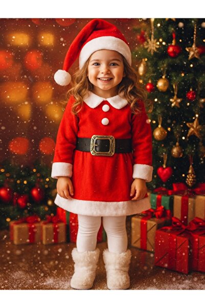 MeaShop Φόρεμα Άγιου Βασίλη για κορίτσια, Πρωτοχρονιάτικο κοστούμι