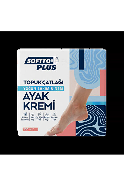Softto Plus – Cream for Cracked Heels and Feet – 100 ml