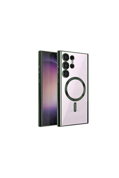 eco port غطاء حماية سامسونج جالاكسي S22 الترا كروس مغناطيسي - أخضر داكن