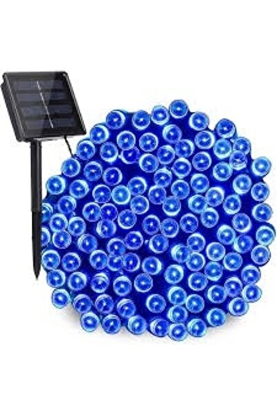 OBSIDION Solar outdoor string lights 30 meters, 300 LEDs blue