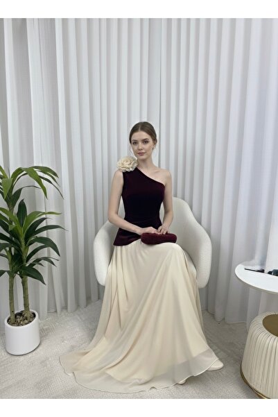 Joji mauve velvet dress