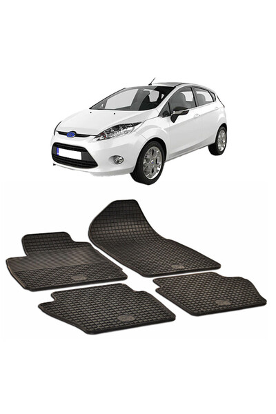 Umbrella compatibil cu Ford Fiesta (2009-2016) Set 4 covorase auto cauciuc Ur...