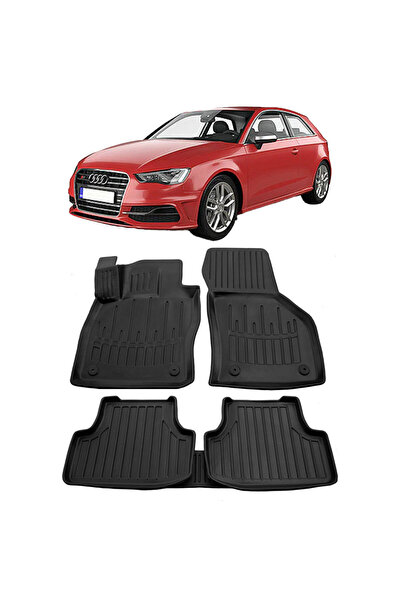 Umbrella compatibil cu Audi A3 (8V) (2012-2020) Set covorase auto cauciuc G.M...