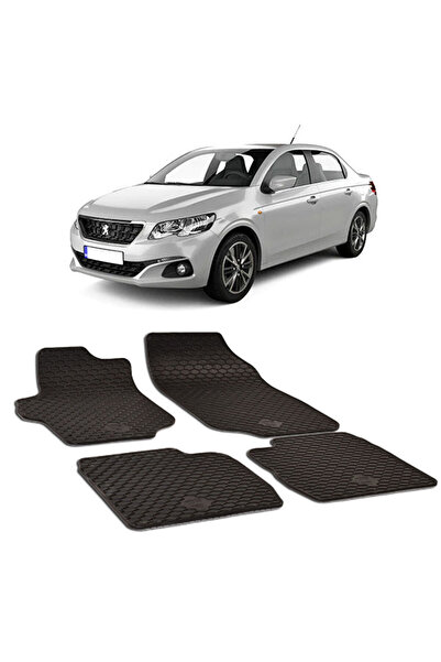 Umbrella Compatibil cu  Peugeot 301 (2012-2025) Set 4 covorase auto cauciuc U...