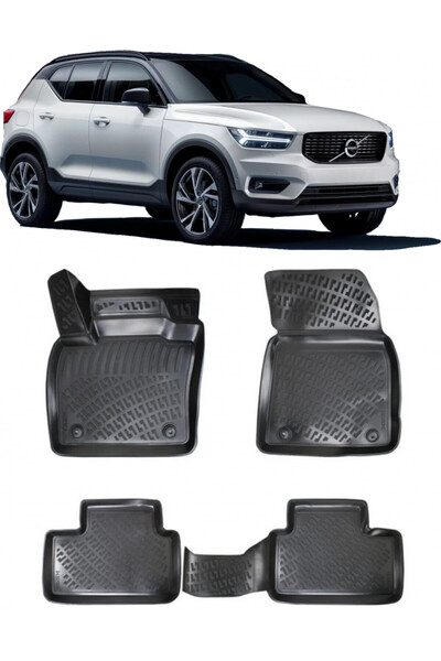 Umbrella Volvo XC-40 2018-2025 Set 4 covorase auto din cauciuc tip tavita pre...