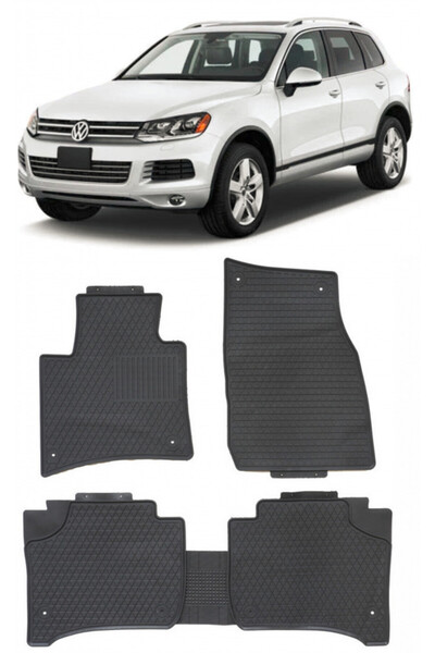 Umbrella Compatibil cu Volkswagen Touareg (2011-2018) Set 5 covorase auto cau...