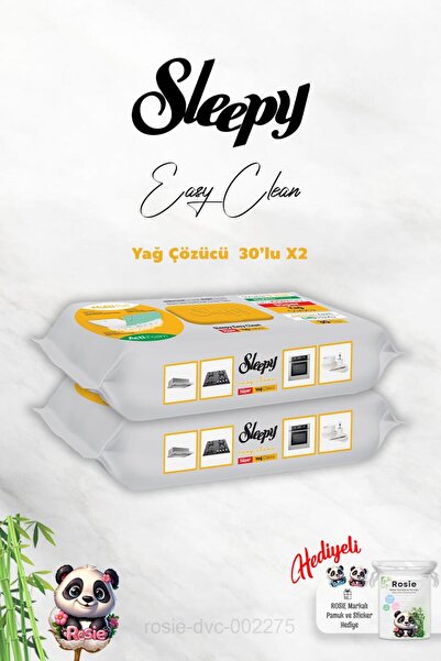 Sleepy مزيل الشحوم سليبي - 30 قطعة × 2 ومجموعة هدايا روزي