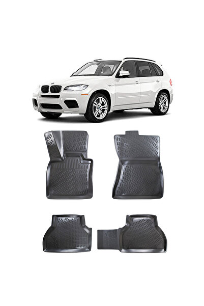 Umbrella Bmw II X5 E70 2006-2013 Set 4 covorase auto din cauciuc tip tavita p...
