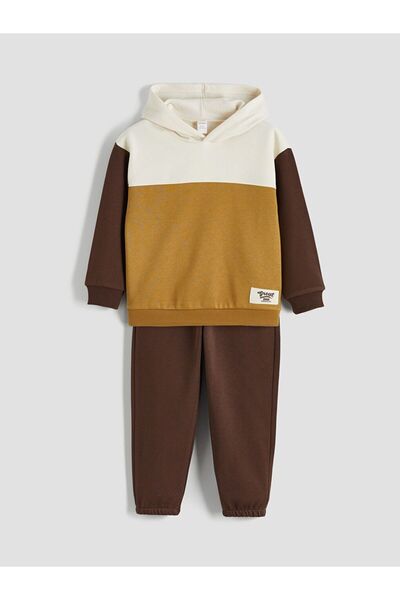 LC Waikiki LCW Kids Hooded Boys Tracksuit Set