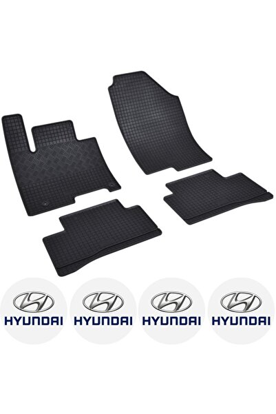 Rigum Set covorase Hyundai Tucson SUV 12.2020 - prezent si 4 sticker rotunde ...