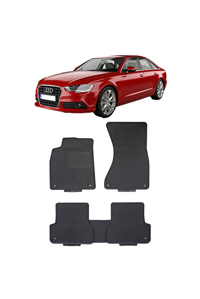 Umbrella Compatibil cu Audi A6 (C7) (2011-2018) Set 5 covorase auto cauciuc E...