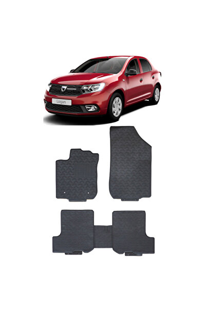 Umbrella Compatibil cu Dacia Logan (2013-2020) Set 5 covorase auto cauciuc Ex...