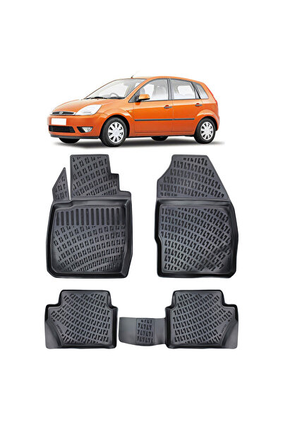 Umbrella Ford Fiesta V 2002-2008 Set 4 covorase auto din cauciuc tip tavita p...