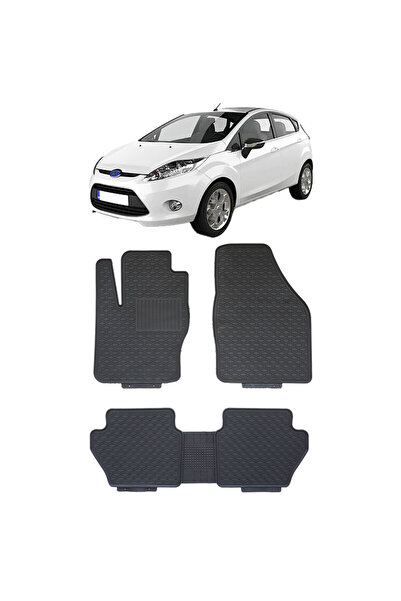 Umbrella Ford Fiesta (2008-2019) Set 5 covorase auto cauciuc Exclusive Line