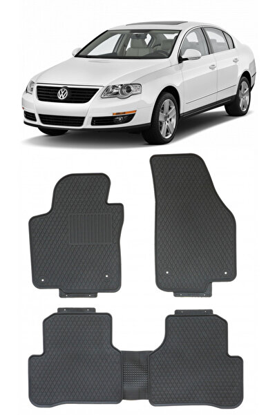 Umbrella Volkswagen Passat B6 (2005-2015) Set 5 covorase auto cauciuc Exclusi...