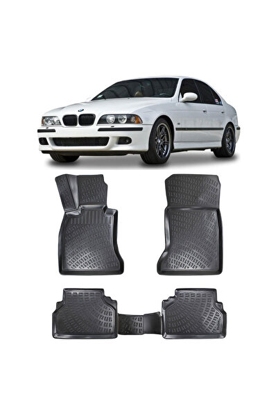 Umbrella compatibil cu Bmw Seria 5 E39 1995-2003 Set 4 covorase auto din cauc...