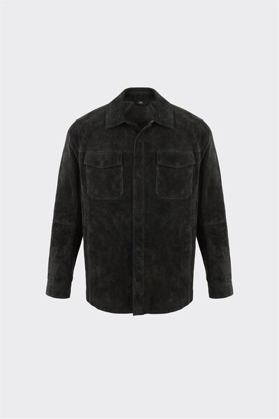 Elle Shoes Siyah Deri Erkek Ceket