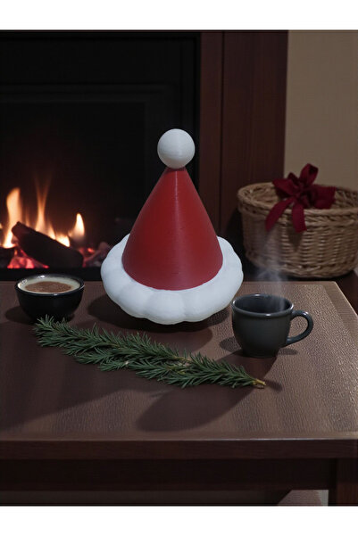 vitrin3d New Year's Mini Santa Hat Decor - Desktop Ornament