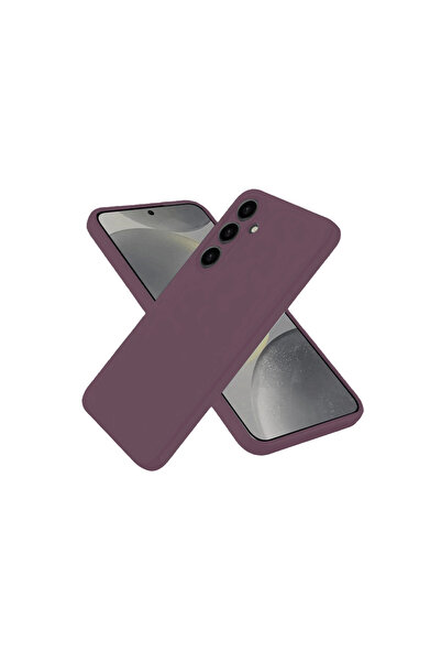 eco port حافظة سامسونج جالاكسي A06 سيليكون أولى - برقوقي