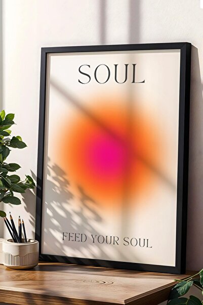 Saturn Pictură înrămată într-o ramă, Aura Energy Colors