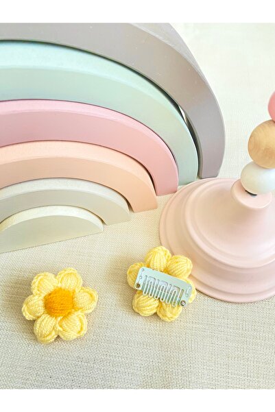 Derinkids Sarı Saçsız Bebek Tokası