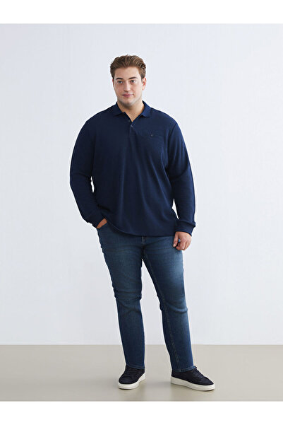 LC Waikiki Rmz Gi̇yi̇m Farkiyla Large Size 750 Slim Fit Men's Jean Pants