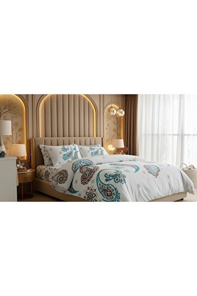 AL-SARIHI GROUPS TAÇ Turkish Double Duvet Set, 4 Pieces