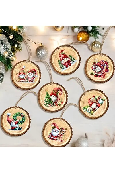 YILBAŞI SÜSÜ 6 bucăți de colecție de Crăciun, decorațiuni pentru copac, reali...