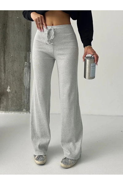 karadağsb Fit Comfort Gray Loose Pants A6011