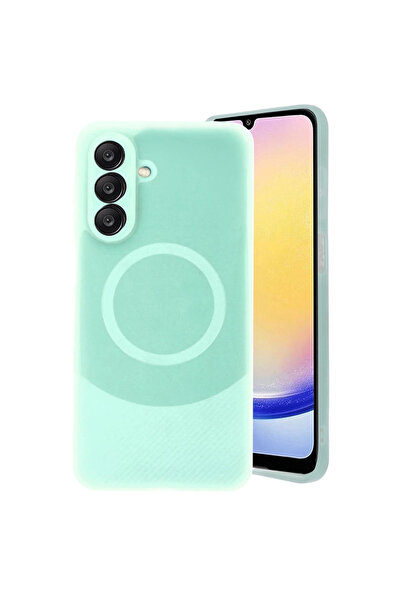 eco port غطاء حماية من الكربون لهاتف سامسونج A36 - أخضر مائي