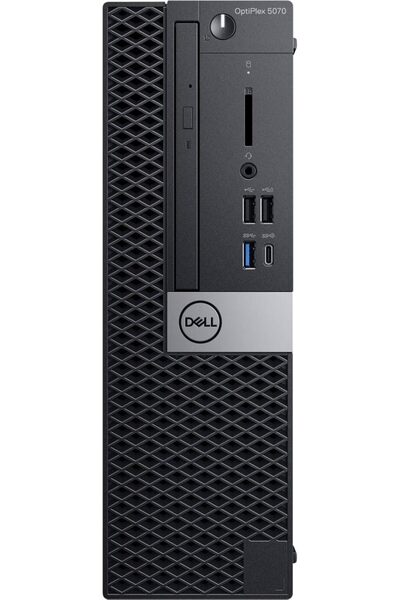 Dell OptiPlex 5070 SFF i7-9th Gen: 8GB RAM, 256GB SSD, Windows 10 Pro - Refurbished Desktop PC