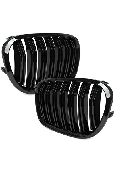 Autowag Grilă BMW 7 (F01/F02, 2008-2011) inserții stânga + dreapta, bară dubl...