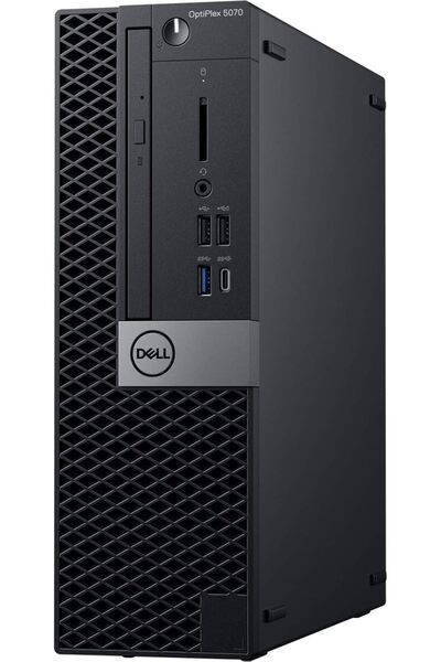 Dell OptiPlex 5070 SFF i7-9th Gen: 8GB RAM, 256GB SSD, Windows 10 Pro - Refurbished Desktop PC