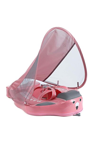Mambobaby Chest Float with Canopy Pink (Flamingo)