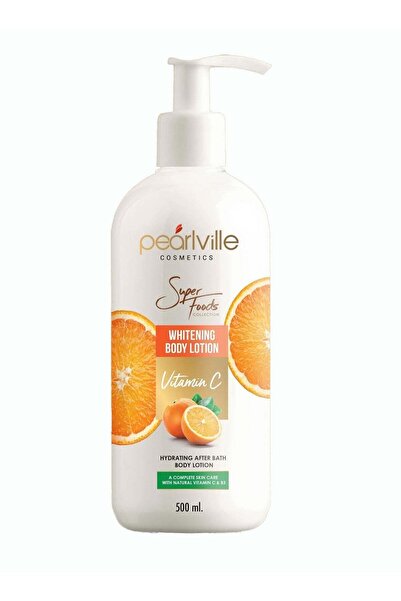 Pearlville لوشن تبييض الجسم بفيتامين سي - 500 مل