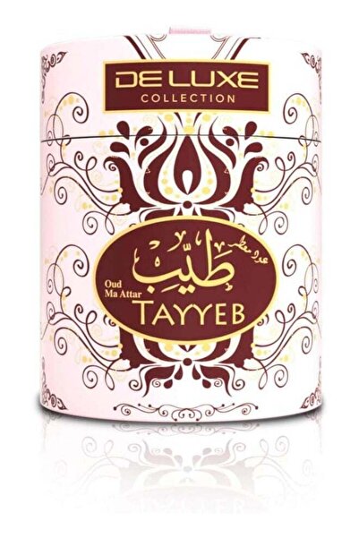 Deluxe Collection عطر بخور العود "طيب" - بخور فاخر صلب، رائحة تدوم طويلاً، 25 غرام
